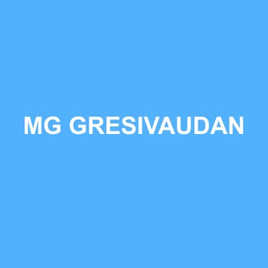 Logo de MG GRESIVAUDAN