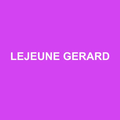 Logo de LEJEUNE GERARD