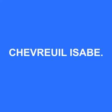 Logo de CHEVREUIL ISABELLE