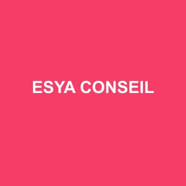 Logo de ESYA CONSEIL