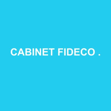 Logo de CABINET FIDECO FIDUCIAIRE D'ÉTUDE ET DE COMPTABILITÉ