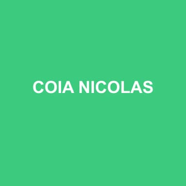 Logo de COIA NICOLAS