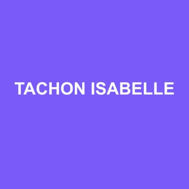 Logo de TACHON ISABELLE