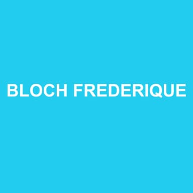 Logo de BLOCH FREDERIQUE