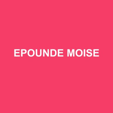 Logo de EPOUNDE MOISE