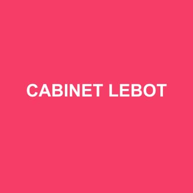 Logo de CABINET LEBOT