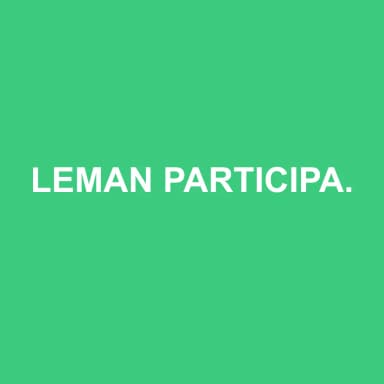 Logo de LEMAN PARTICIPATIONS SAS