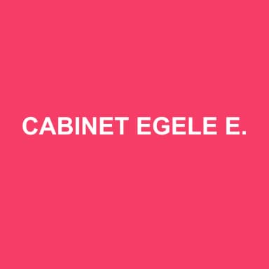 Logo de CABINET EGELE ET ASSOCIES