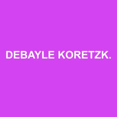 Logo de DEBAYLE KORETZKY BLANDINE