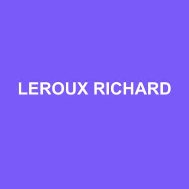 Logo de LEROUX RICHARD