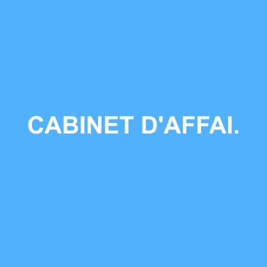 Logo de CABINET D'AFFAIRES HOTTON