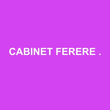 Logo de CABINET FERERE & ASSOCIES